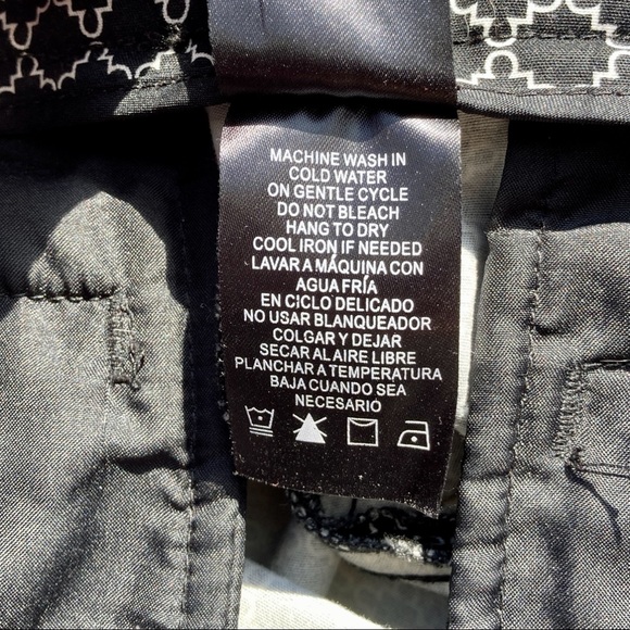 Hilary Radley Moroccan Print Capri Pants Black Size 2 - Picture 12 of 13